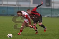 Kreisklasse - Saison 2025/26- Türk SV Ingolstadt - SC Steinberg-  - Marijan Maricic weiss Türkisch  - Tobias Schels rot Steinberg  - Foto: Meyer Jürgen