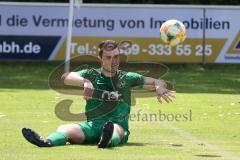 BZL - Oberbayern - SV Manching - TSV Rohrbach - Benedikt Vollnhals (#9 Manching) nach einer vergebenen Torchance am Boden - Foto: Jürgen Meyer