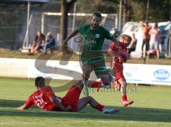 Landesliga - Saison 2026/27 - SV Manching - FC Memmingen II - Schaft Pius rot Memmingen - Daniel Schweiger (Nr.11 - SV Manching)- Foto: Meyer Jürgen