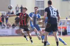 Toto-Pokal; FV Illertissen - FC Ingolstadt 04; Zweikampf Kampf um den Ball Max Plath (14 FCI) Helmer Franz (16 FVI)