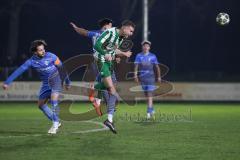 Landesliga - Saison 2025/26 - SV Manching - FV Illertissen II - Dzenis Seferovic (Nr.6 - SV Manching) - Kasumaj Altin blau Illertissen  - Foto: Meyer Jürgen