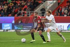 3. Liga; FC Ingolstadt 04 - FSV Zwickau; Zweikampf Kampf um den Ball David Kopacz (29, FCI) Butzen Nils (16 FSV)