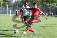 Toto-Pokal; FSV Harthof München - FC Ingolstadt 04; Berkay Öztürk (39 FCI) Lahid Issa, Zweikampf Kampf um den Ball
