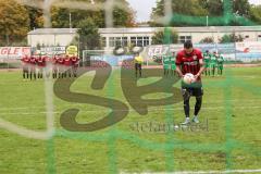 Toto-Pokal; VfB Eichstätt - FC Ingolstadt 04; Elfmeterschiessen, Pascal Testroet (37, FCI) Tor gegen Torwart Florian Rauh (Nr.21 - VfB)