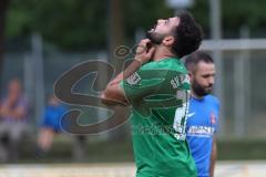Bezirksliga - Saison 2023/2024 - SV Manching  - SpVgg Kammerberg - Abou-Khalil Abdel (Nr.20 - SV Manching) - enttäuscht - Foto: Meyer Jürgen