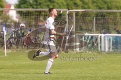 Kreisliga - Saison 2025/26- SV Karlskron - SV Kasing - Der 0:2 Führungstreffer durch Leon Hagen weiss Kasing - jubel - XXXXX - Foto: Meyer Jürgen