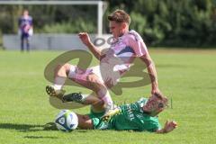 Bezirksliga - Saison 2025/26- TSV Gaimersheim - SVA Palzing - Nico von Swiontek Brzezinski (Nr.17 - TSV Gaimersheim) - Tobias Wirth grün Palzing  - Foto: Meyer Jürgen