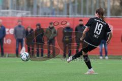 2. Bundesliga Frauen - Saison 2023/24 - FC Ingolstadt 04 Frauen - HSV Fr.1 - Anna-Lena Fritz (Nr.19 - FCI) schiesst den 2:2 Ausgleichstreffer - jubel  - Foto: Meyer Jürgen