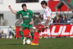 Bezirksliga - Saison 2023/24 - TSV Gaimersheim - FC Schwabing München - Marcus Keilwerth (Nr.13 - Gaimersheim) - Marco Musso weiss Schwabing - XXXXX - Foto: Meyer Jürgen