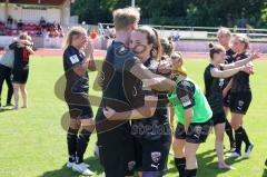 2. Frauen-Bundesliga - Saison 2021/2022 - FC Ingolstadt 04 - TSG 1899 Hoffenheim - Jubel - Der Klassenerhalt ist geschafft - - Foto: Meyer Jürgen