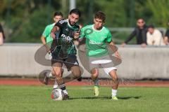 Bezirksliga - Saison 2025/26 - FC Fatih Ingolstadt - TSV Gaimersheim - Hakan Düzgün (Nr.25 - TSV Gaimersheim) - Emre Berk grün Fatih - Foto: Meyer Jürgen