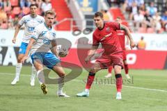 3. Liga; FC Ingolstadt 04 - FC Hansa Rostock; Jonas Scholz (15, FCI) Zweikampf Kampf um den Ball