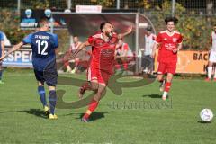 Kreisliga - Saison 2022/2023 - Türk.SV Ingolstadt - SV Menning - Oliver Ölz blau Menning - Aytac Mandaci rot Türk SV -  Foto: Meyer Jürgen