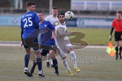 2024_2_18 - Bezirksliga - Saison 2023/24 - TSV Gaimersheim - TSV Langquaid - Hakan Düzgün weiss Gaimersheim - Stefan Schauer #6 Langquaid - Christian Ludwig #25 Langquaid - Foto: Meyer Jürgen