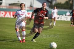 DFB—Pokal 1. Hauptrunde -  Saison 2026/27  - FC Ingolstadt 04 Frauen - 1. FSV Mainz 05 - Jenny Gaugigl (Nr.25 - FCI Frauen) - Takizawa Rio weiss Mainz - Foto: Meyer Jürgen