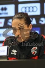 3. Liga; FC Ingolstadt 04 - SC Verl; Pressekonferenz Interview Cheftrainerin Sabrina Wittmann (FCI)