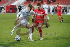 3. Liga - FSV Zwickau - FC Ingolstadt 04 - Dennis Eckert Ayensa (7, FCI) Stanic Jozo (6 Zwickau)