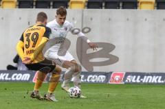 3. Liga - Dynamo Dresden - FC Ingolstadt 04 - Dennis Eckert Ayensa (7, FCI) Ehlers Kevin (39 Dresden)