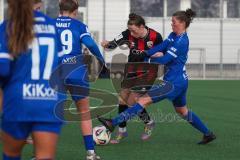 ***2. Bundesliga Frauen - Saison 2025/26 - FC Ingolstadt 04 Frauen - SV Meppen - Lea Wolski (Nr.5 - FC Ingolstadt Frauen I) - Schouwstra Chantal blau Meppen - Foto: Meyer Jürgen