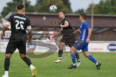 Bezirksliga - Saison 2025/26- TSV Gaimersheim - ASV Dachau - Denis Janjic (Nr.31 - TSV Gaimersheim) - Leonardo Di Pasquale blau Dachau - Foto: Meyer Jürgen