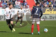 2.BL; Holstein Kiel - FC Ingolstadt 04 - Valmir Sulejmani (33, FCI) Arslan Ahmet (7 Kiel)