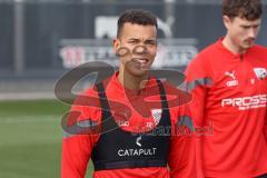 3.Liga - Saison 2022/2023 - FC Ingolstadt 04 -  - Cheftrainer Michael Köllner (FCI) beim ersten Training - Marcel Costly (Nr.22 - FCI) - Foto: Meyer Jürgen