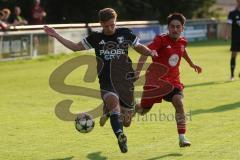 Kreispokal - Saison 2025/26- SV Eitensheim- TSV Gaimersheim  - Marcus Keilwerth (Nr.13 - TSV Gaimersheim) - Ali Ata rot Eitensheim - Foto: Meyer Jürgen