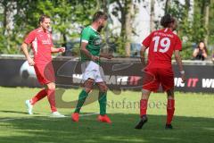 Kreispokal - Saison 2023/24 - FC Gerolfing - BC Attaching -  Der 1:0 Führungstreffer durch - Christian Träsch grün Gerolfing - jubel - XXXXX - Foto: Meyer Jürgen