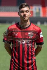 Felix Keidel (43, FCI) ; FC Ingolstadt 04; 3.Liga, Porträttermin 2022/2023,