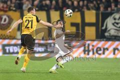 3. Liga; Dynamo Dresden - FC Ingolstadt 04; Felix Keidel (43, FCI) Meißner Robin (21 DD)