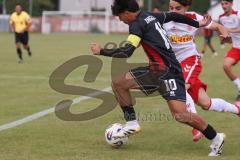 *** Bayernliga Nord - Saison 2025/26 - FC Ingolstadt 04 II - Jahn Regensburg II - Johann Chirinos (Nr.10 - FC Ingolstadt II) - XXXXX - Foto: Meyer Jürgen