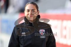 3. Liga; VfL Osnabrück - FC Ingolstadt 04; vor dem Spiel Cheftrainerin Sabrina Wittmann (FCI)