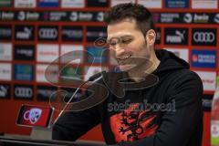 3. Liga; FC Ingolstadt 04 - Neuer Trainer Cheftrainer Guerino Capretti (FCI), erste Pressekonferenz