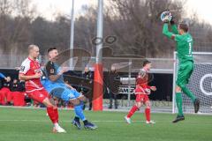 2.BL; Testspiel; FC Ingolstadt 04 - Würzburger Kickers; Stefan Kutschke (30, FCI) Torwart Bonmann Hendrik (1 FWK) Herrmann Robert (38 FWK)