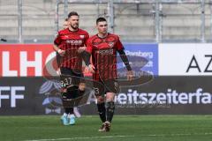 3. Liga; FC Ingolstadt 04 - Borussia Dortmund II; Felix Keidel (43, FCI) Pascal Testroet (37, FCI)