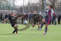 2. Bundesliga Frauen - Saison 2023/24 - FC Ingolstadt 04 Frauen - Borussia Mönchen Gladbach - Reininger Pija schwarz FCI - Palmen Luisa Torwart Gladbach - XXXXX - Foto: Meyer Jürgen