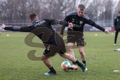 2.BL; FC Ingolstadt 04 - Trainingsstart nach Winterpause, Neuzugänge, Florian Pick (FCI) Michael Heinloth (17, FCI)