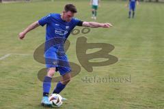 Kreisklasse - Saison 2024/25- TSV Großmehring - FC Geisenfeld - Johannes Brunnhuber blau Großmehring - XXXXX - Foto: Meyer Jürgen
