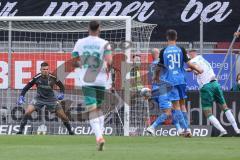 2.BL; FC Ingolstadt 04 - Werder Bremen, Torwart Fabijan Buntic (24, FCI) Ducksch Marvin (7 Bremen) Nico Antonitsch (5, FCI) Merlin Röhl (34, FCI) Rapp Nicolai (23 Bremen)