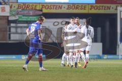 3. Liga - KFC Uerdingen 05 - FC Ingolstadt 04 - Spiel ist aus Sieg FCI 0:3, Thomas Keller (27, FCI) Caniggia Ginola Elva (14, FCI) Björn Paulsen (4, FCI)