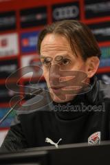 2.BL; FC Ingolstadt 04 - Training, neuer Cheftrainer Rüdiger Rehm, Pressekonferenz, Cheftrainer Rüdiger Rehm (FCI)