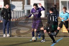 Freundschaftsspiel - Saison 2025/26- TSV Gaimersheim - VFR Neuburg - Zoltan Vati Nr.12 - TSV Gaimersheim) - Nikolai Krzyzanowski lila Neuburg - Foto: Meyer Jürgen