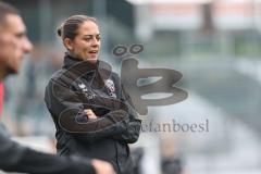 Toto-Pokal; SV Wacker Burghausen - FC Ingolstadt 04; vor dem Spiel Cheftrainerin Sabrina Wittmann (FCI)