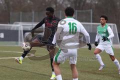 *** Bayernliga Nord - Saison 2025/26 - FC Ingolstadt 04 II - SpVgg Greuther Fürth - Jason Osei Tutu (Nr.11 - FC Ingolstadt II) - Mehmet Avlayici grün Fürth - Foto: Meyer Jürgen