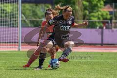 2. Frauen-Bundesliga - Saison 2021/2022 - FC Ingolstadt 04 - TSG 1899 Hoffenheim - Maier Ramona (#18 FCI) - Bohnen Amelie rosa Hoffenheim - Foto: Meyer Jürgen