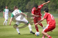 Kreisklasse - Saison 2025/26- SV Lippertshofen - Türkisch SV Ingolstadt-  - Markus Thieme weiss Lippertshofen - Kerem Düzkün rot Türkisch - Markus Thieme weiss Lippertshofen - Foto: Meyer Jürgen