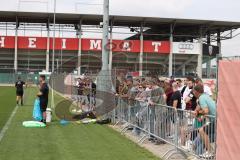 3.Liga - Saison 2023/2024 - Trainingsauftakt - FC Ingolstadt 04 - Zuschauer -  - Foto: Meyer Jürgen