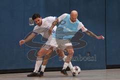 Hallenturnier MTV Ingolstadt - Saison 2025/26 - MTV Ingolstadt - Reichertshofen - Efe Bulut weiss Reichertshofen - Denit Aydin blau MTV - Foto: Meyer Jürgen