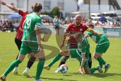 Vorbereitungsspiel - Testspiel - FC Ingolstadt 04 - VFB Eichstätt  - Antonitsch Nico (#5 FCI) - Trslic Luca grün Eichstätt - Foto: Jürgen Meyer