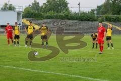 Bayernliga Süd - Saison 2021/2022 - FC Ingolstadt 04 II - SV Kirchanschöring - Gashi Egson (#7 FCI) beim Elfmeter den der Torwart hält - Foto: Meyer Jürgen